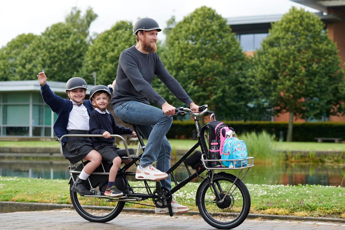 Family on Cargo Bike