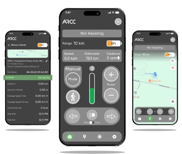 ARCC Control App on Phones