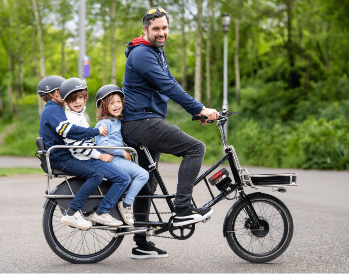 Family on Cargo Bike